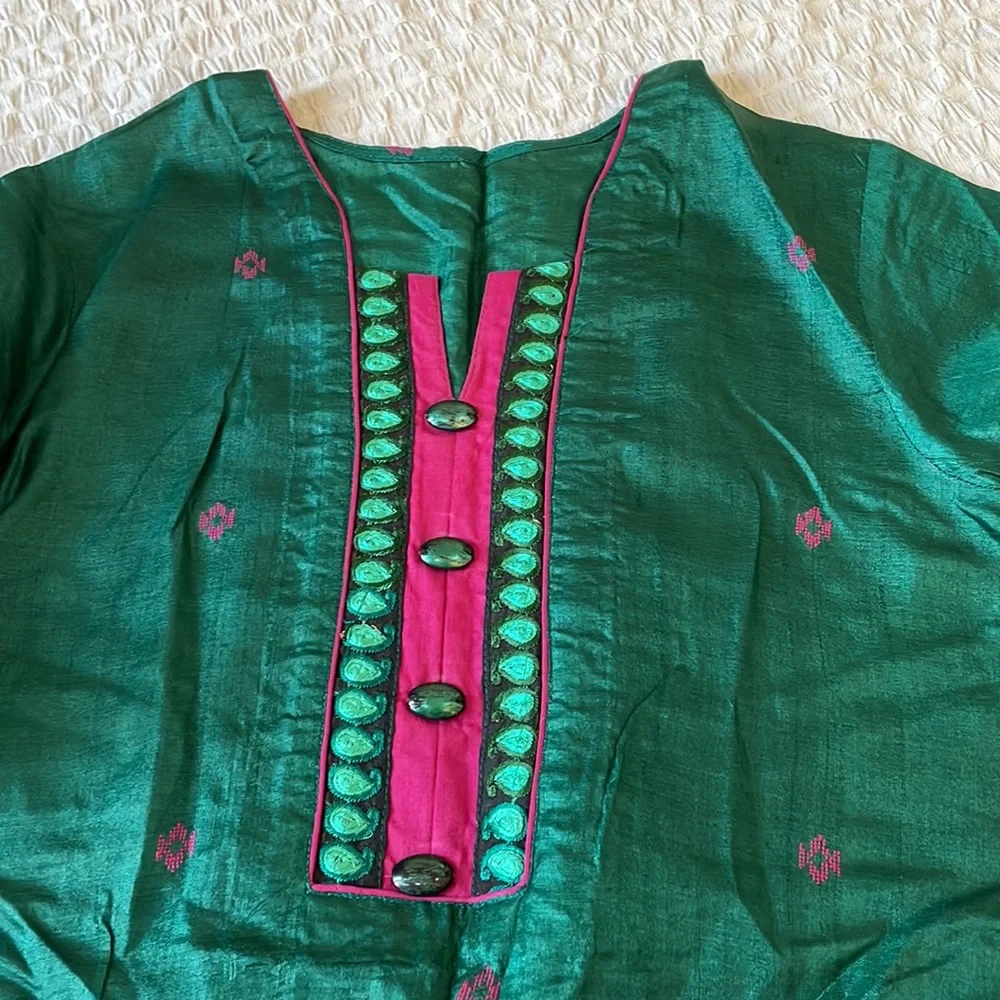 Tussar silk kurti - Picture 7 of 7